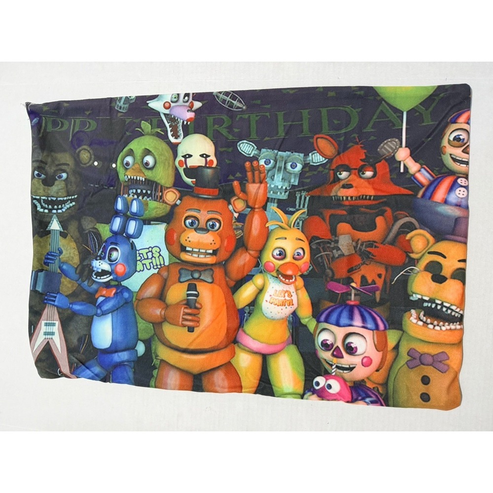 five nights at freddy's‎ 1 sided zip up pillow case 27x18" character print